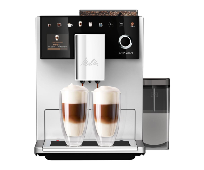 Ekspres automatyczny Melitta Ekspres automatyczny LatteSelect F63/0-211 srebrno-czarny